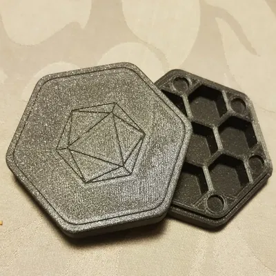 Hộp Đựng Xúc Xắc Lục Giác Cho D&D