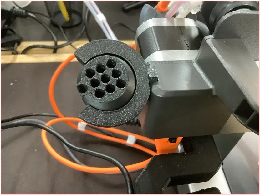 Giá đỡ gimbal ống PTFE trục X 9 cho Anycubic Kobra 3 - Image 2