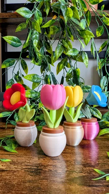 Khuôn in 3D "Tulip Clicker" - Đồ chơi văn phòng vui nhộn - Image 3
