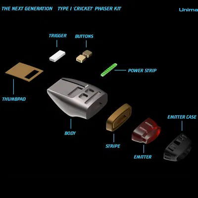 Mô hình Star Trek TNG Type I Phaser