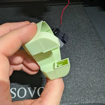 Kẹp quạt Atomic cho toolhead kiểu SV08 Bambu [12g] Tương thích Eddy