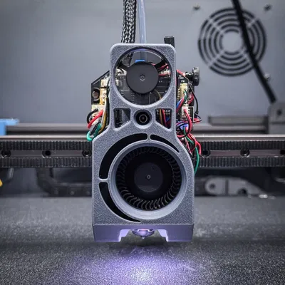 SV08 Fan Shroud (Atomic Remix) V2 - Chụp Quạt Nguyên Bản Remixed