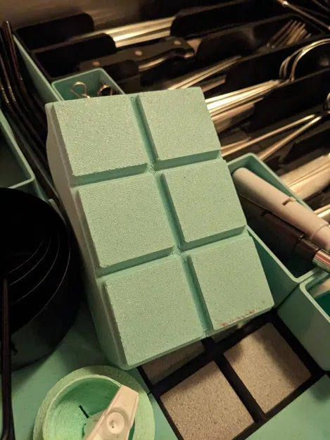 Nắp cuối bộ sưu tập nhà bếp Gridfinity - Chiều cao giảm & đế liền - Image 2