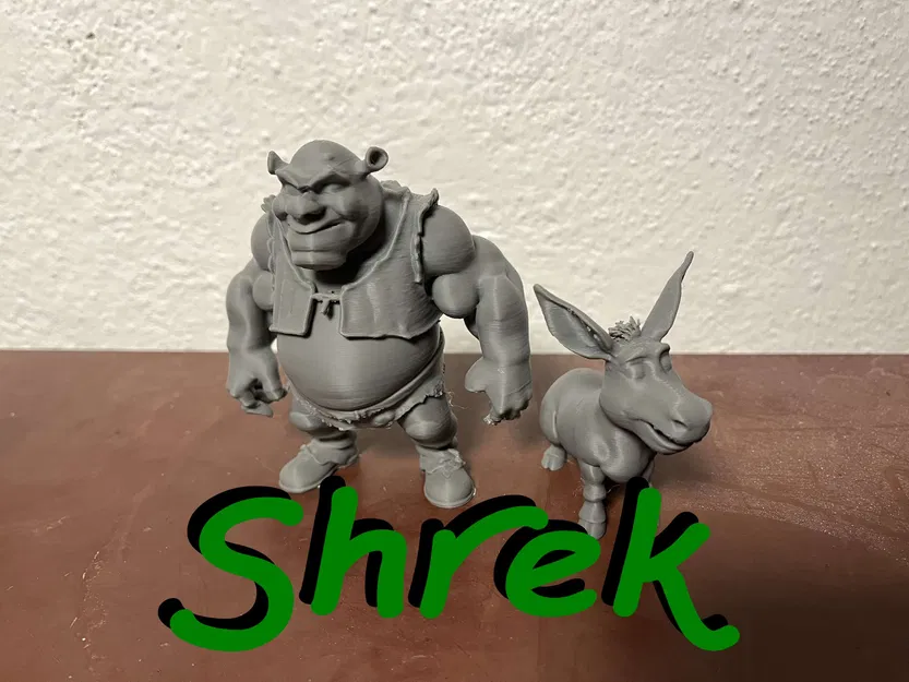 Mô hình Ogre Shrek và Donkey - Image 1