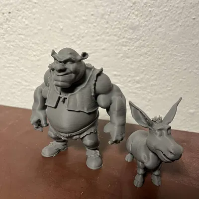 Mô hình Ogre Shrek và Donkey