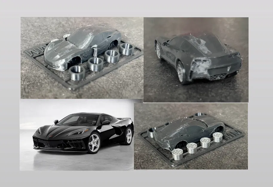 Mô hình thẻ kit Chevrolet Corvette - Image 1