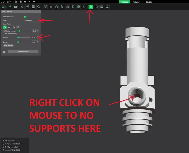 Hop up chamber M4 AR kiểu ProWin cho Airsoft - Image 3