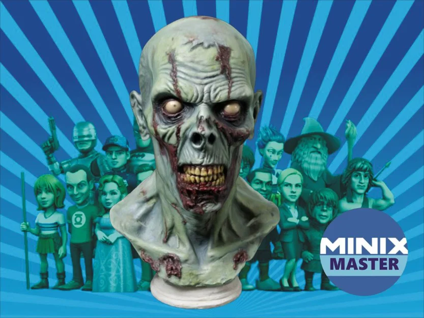 Tượng bán thân zombie - Image 1