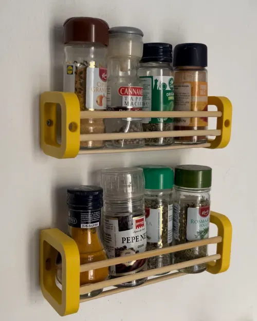 Giá đỡ hũ gia vị - Tái chế đũa ăn - Image 1