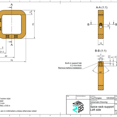 Giá đỡ hũ gia vị - Tái chế đũa ăn