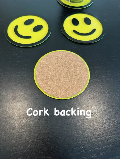 Đế Lót Ly Hình Emoji Cười - Thêm đế mút...hay không cũng được hen :-) - Image 2