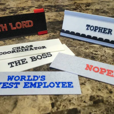 Chân Đế/Khung Tên Bảng, Tấm Tên Bàn (Hoặc Bất Cứ Đâu) Kèm Tiêu Đề