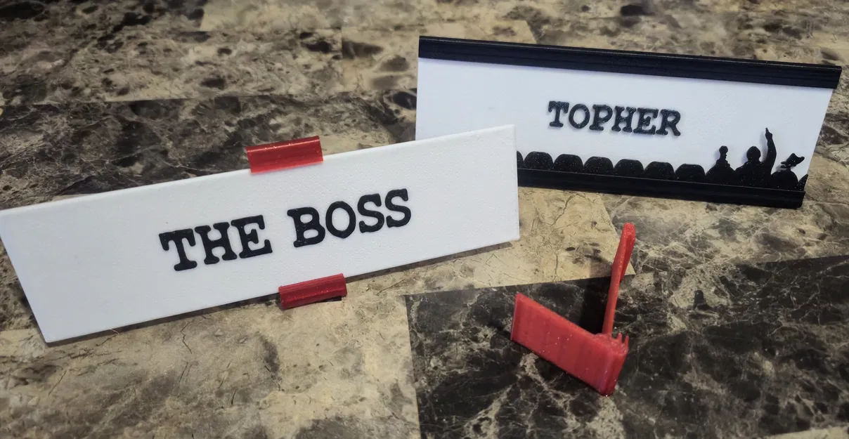 Chân Đế/Khung Tên Bảng, Tấm Tên Bàn (Hoặc Bất Cứ Đâu) Kèm Tiêu Đề - Image 5