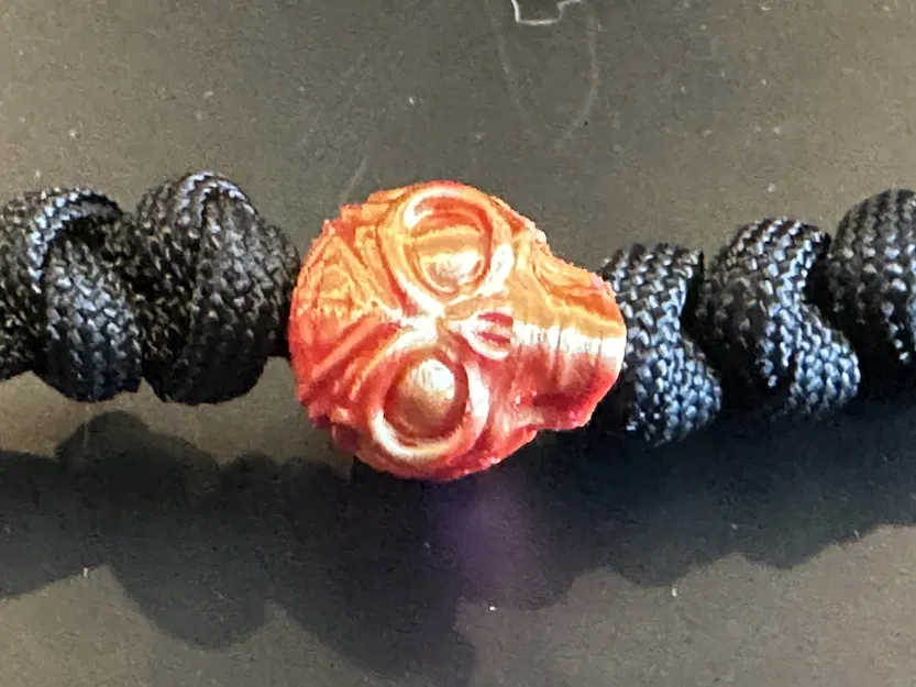 Hạt Paracord Hình Đầu Lâu Người Ngoài Hành Tinh Ướp Xác - Image 2