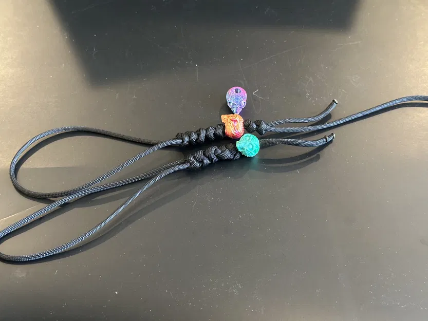 Hạt Paracord Hình Đầu Lâu Người Ngoài Hành Tinh Ướp Xác - Image 10
