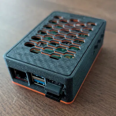 Vỏ Raspberry Pi 5 kèm bo mạch M.2 HAT+