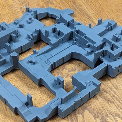 Tranh tường bản đồ CS:GO/CS2 Mirage (de_mirage)