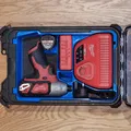 Khay Lót Packout Milwaukee Nhỏ Gọn Cho M12 Impact Driver & Sạc, 2 Pin & Hộp Đựng Mũi Khoan - Thumbnail 1