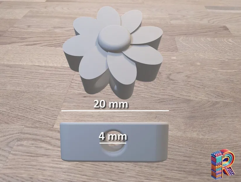 Hạt Chặn Dây Rút Hình Hoa Cúc - Image 3