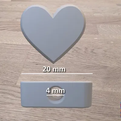 Hạt Dây Rút Hình Trái Tim