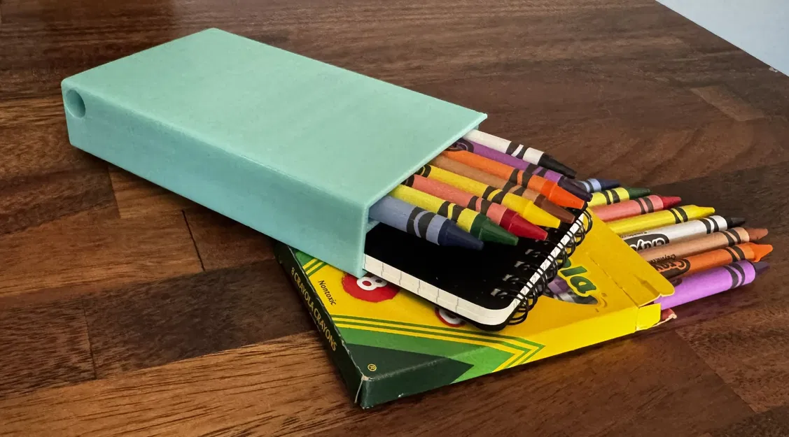 Hộp đựng du lịch cho Bút sáp màu và Sổ tay kèm đồ gọt - Image 2