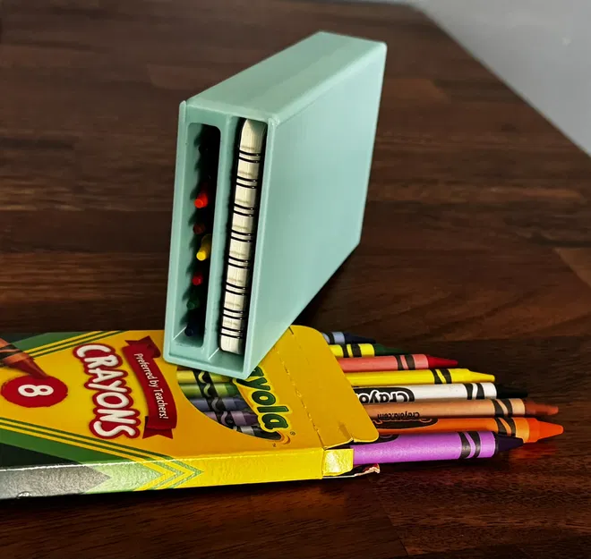 Hộp đựng du lịch cho Bút sáp màu và Sổ tay kèm đồ gọt - Image 3