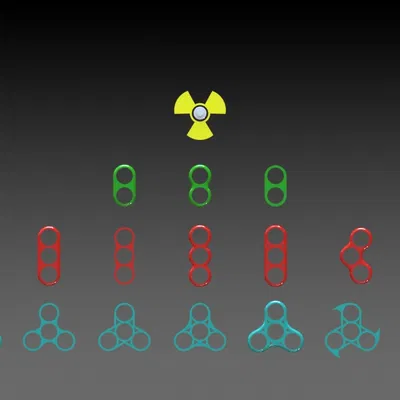 16 Mẫu Fidget Spinner