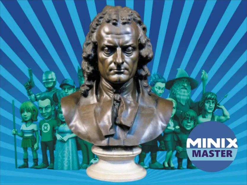 Mô Hình Tượng Bán Thân Isaac Newton - Image 1