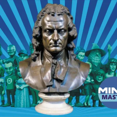 Mô Hình Tượng Bán Thân Isaac Newton