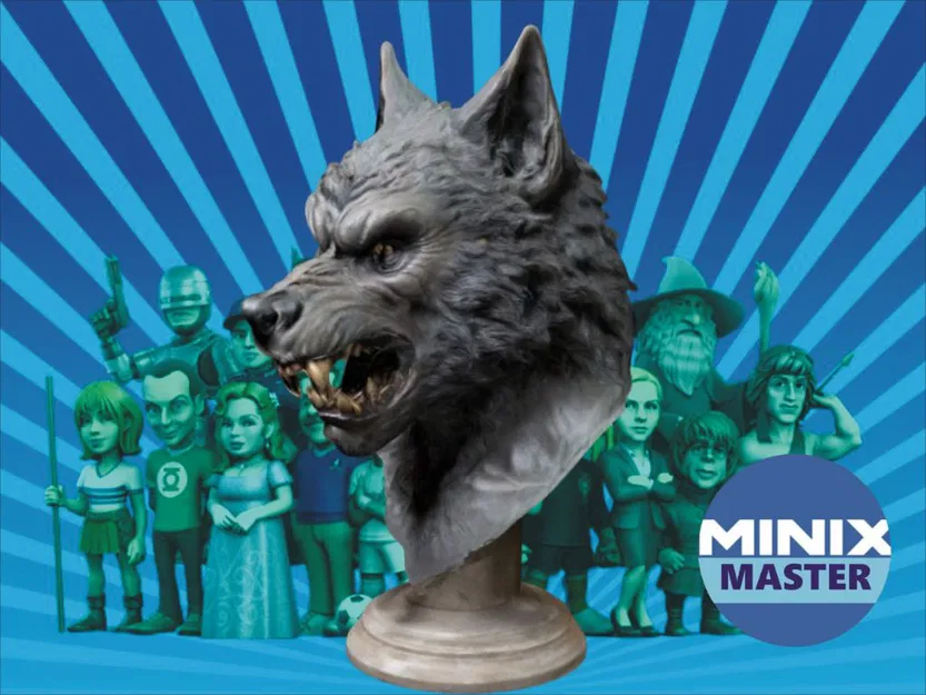 Tượng đầu người sói - Image 1