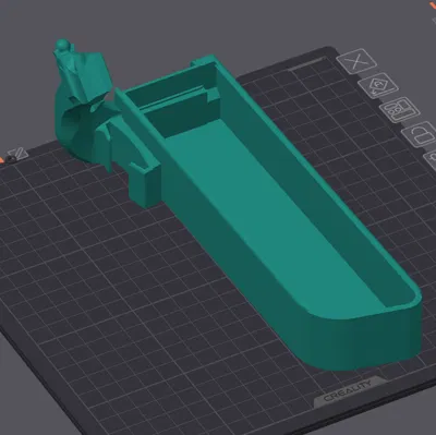 Hộp đựng đồ và thanh đỡ đuôi cho Ender 3 v3 SE