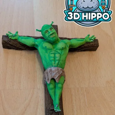 Shrek Bị Đóng Đinh Trên Thánh Giá