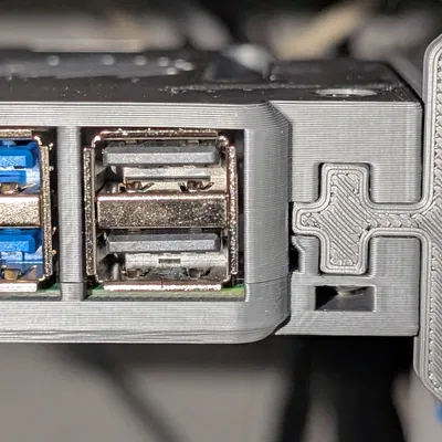 Vỏ Case Raspberry Pi 5 Gắn Rack Có Tùy Chọn PoE HAT và Quạt