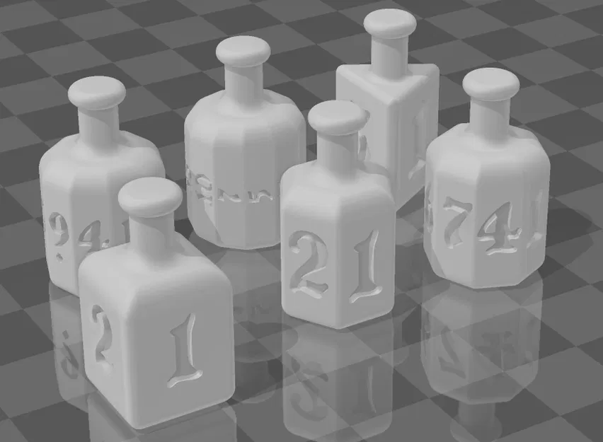 Xúc xắc Lọ Thuốc (D4 - D12) - Image 1