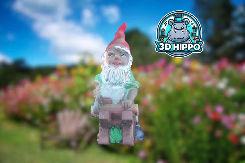 Ông Lùn Làm Vườn (Garden Gnome) - Mô hình 3D Scan - Image 1