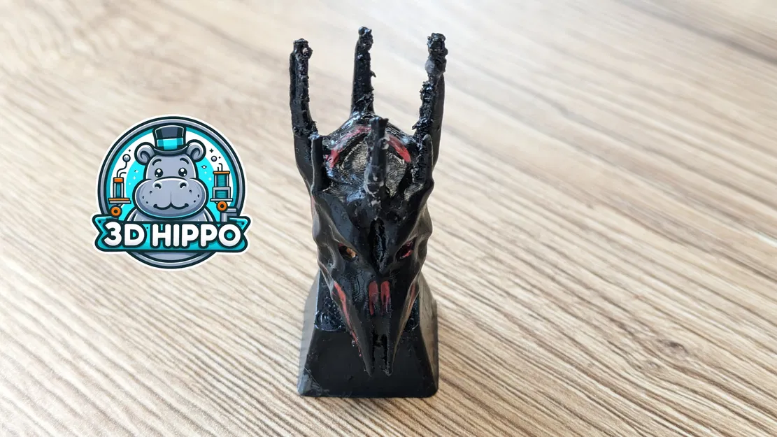 Keycap "Chúa tể những chiếc nhẫn" - Đầu Sauron - Image 2