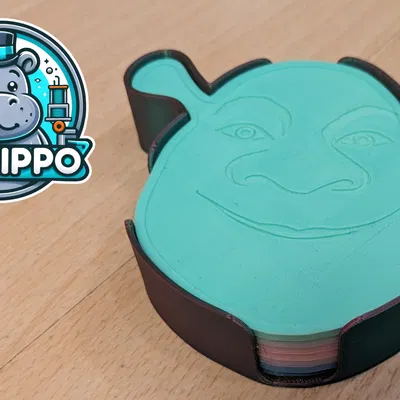 Đế Lót Ly Shrek và Giá Đựng