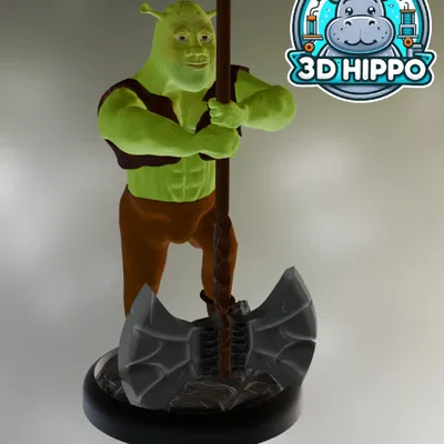 Shrek/Ogre cầm rìu chiến mini