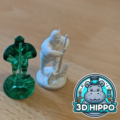 Shrek/Ogre cầm rìu chiến mini