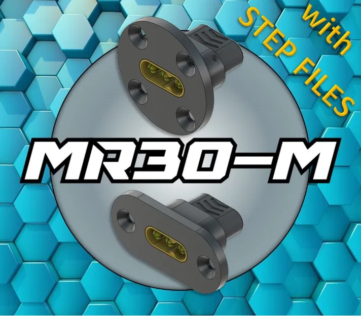 Khung gắn đầu nối đực MR-30 - Image 1