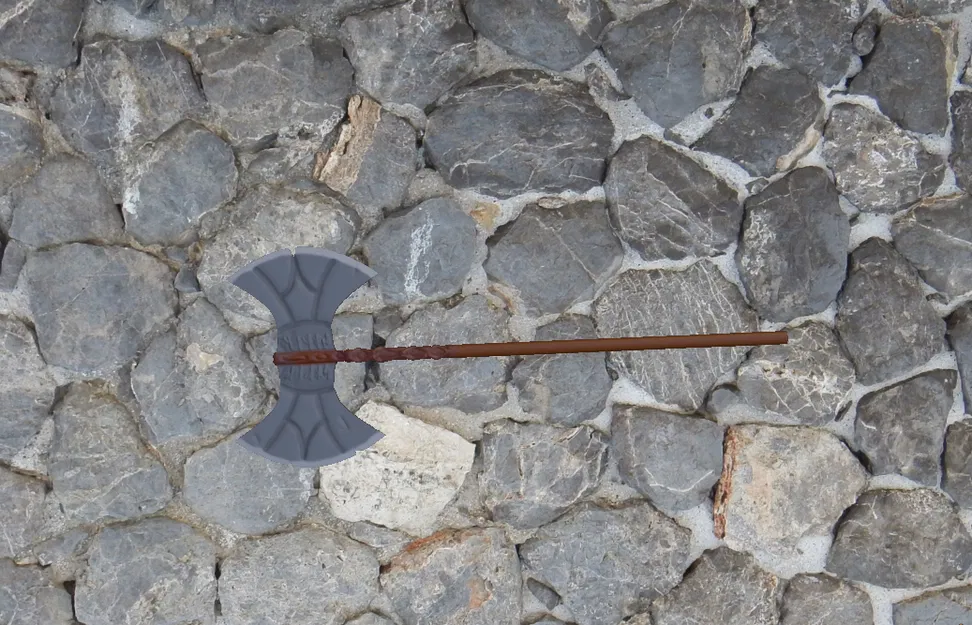 Rìu Đôi - Double Battleaxe - Image 2