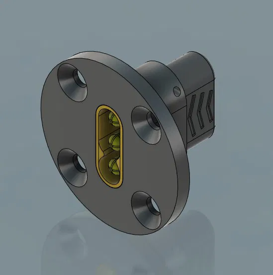 Khung gắn đầu nối đực MR-30 - Image 4