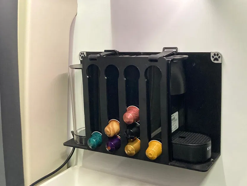 Giá đỡ treo tường Krups Nespresso Essenza Mini cho Xe Camper - Image 1