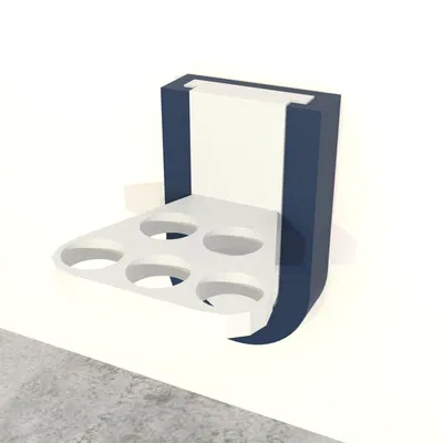 Giá treo tường đơn giản mà chắc chắn với nhiều loại chèn