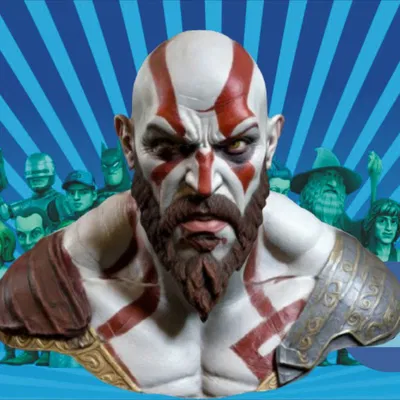 Tượng bán thân Kratos