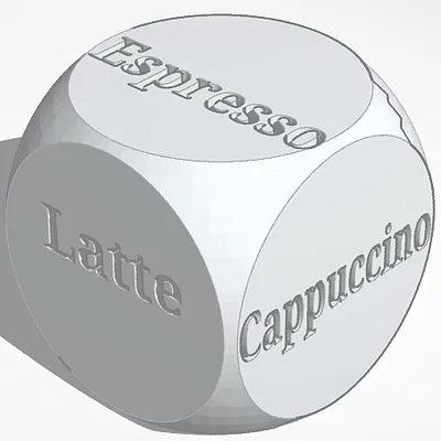 Xúc Xắc "Coffee Die" - Quay để biết bạn sẽ pha cà phê gì!