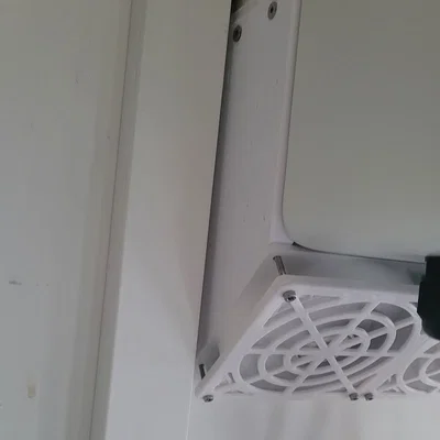 Giá đỡ quạt Deye 8,10,12KW / Deye Fan Mount 8,10,12KW (Quạt 120mm / 140mm) Làm mát bổ sung