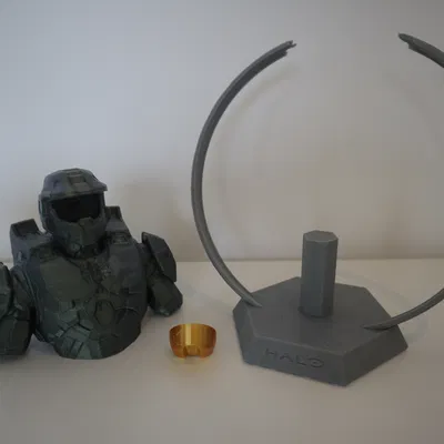 Tượng Bán Thân Master Chief Halo