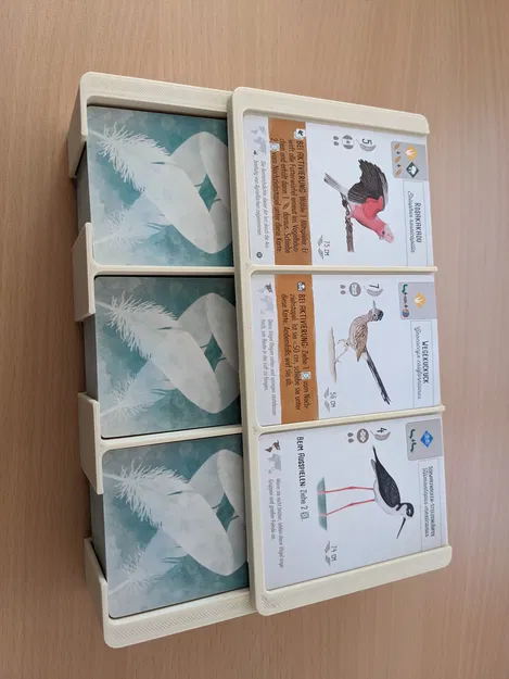 Hộp đựng thẻ và khay chim Wingspan có nam châm - Image 1