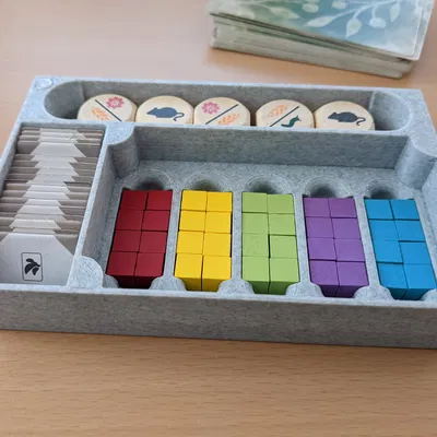 Hộp Nam Châm Wingspan Đựng Xúc Xắc, Thẻ Thưởng, Khối Hành Động & Ô Mục Tiêu (Châu Âu & Châu Đại Dương)